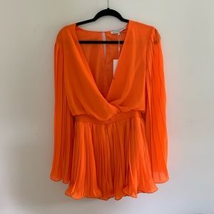 Sunburst Pleated Romper